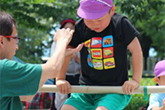 親子で運動遊び